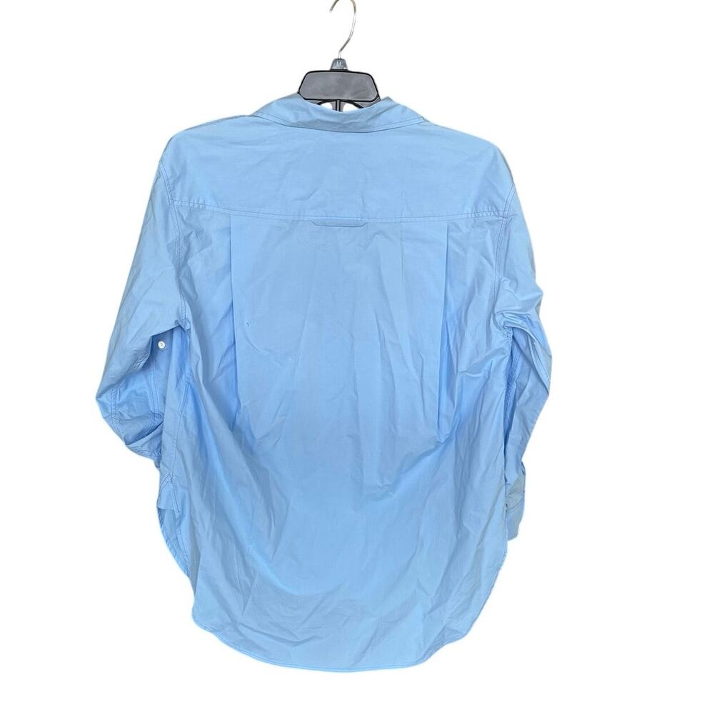 Citizens of Humanity 100% Cotton Blue Kayla Poplin Button Up Shirt Size Medium - Picture 5 of 9